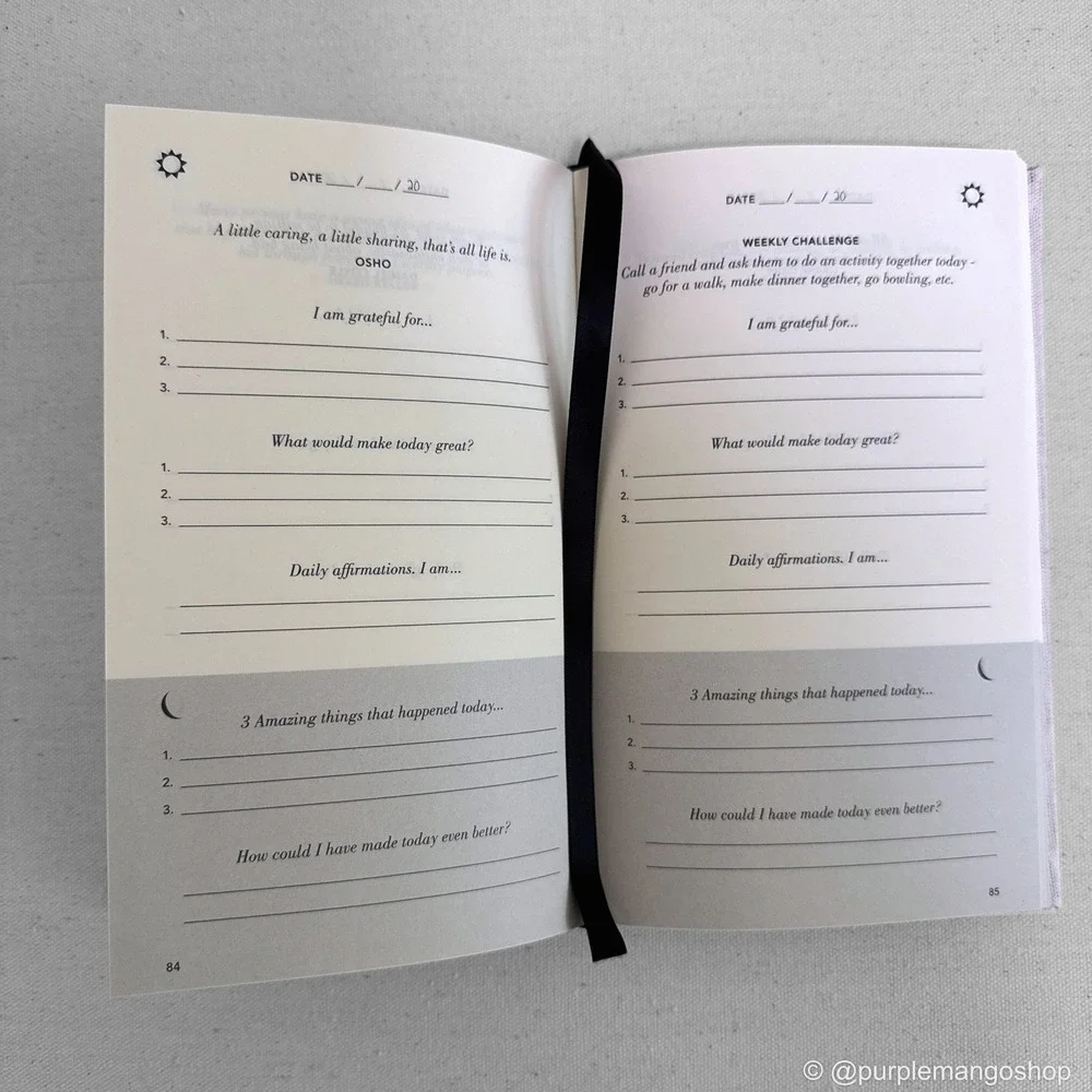 Intelligent Change Five Minute Journal +‎ Mindful Affirmations Bundle NWOT